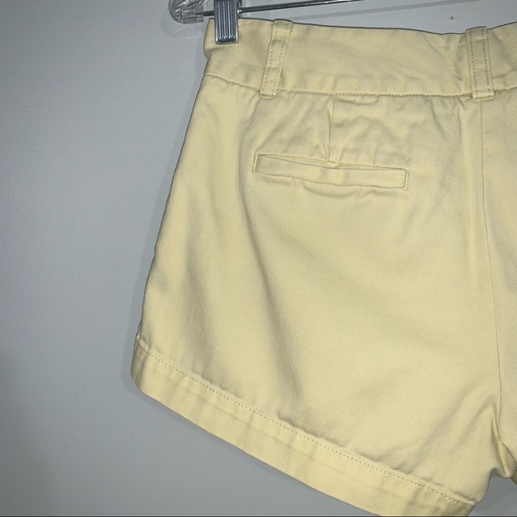 J.Crew size 2 low fit yellow shorts - Picture 11 of 15